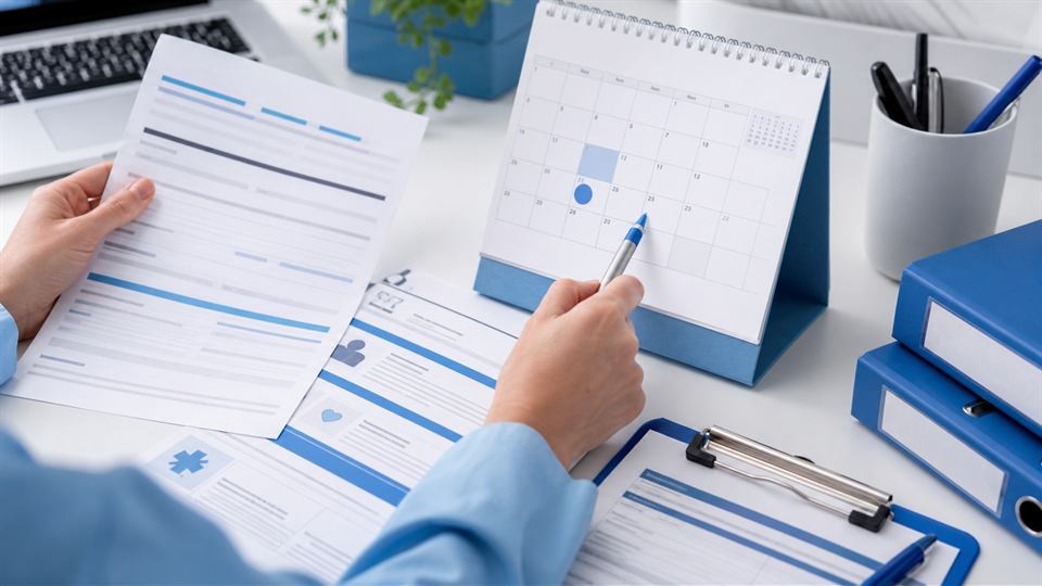 Documentos y calendario de convocatorias de oposiciones sanitarias